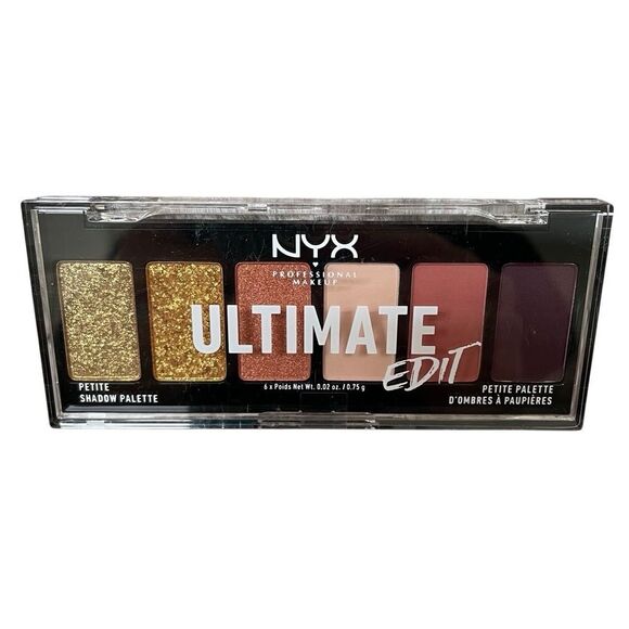 NYX Ultimate Edit Eyeshadow Palette Ultimate Utopia USPP06 gold and browns New - Picture 1 of 4